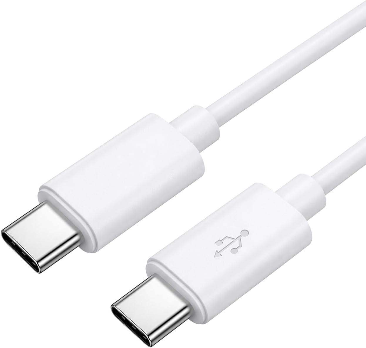 MHAWBL-Bulk Charging Cables Type C for iPhone 17/16/15, Samsung Galaxy Phone, Android - 20W USBc to USBc Fast Charger Cord, 3ft, White, 10-Pack