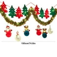 thumbnail image 3 of Christmas Rattan Ball Light String - 200cm Decorative Garland with LED Lights (Red/Green Holiday Decor for Tree, Mantel & Outdoor Use), 3 of 6