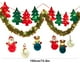 thumbnail image 3 of Adornos Navideños con Banderas, Cintas Brillantes, Adornos para Árbol de Navidad y Adornos Decorativos., 3 of 6