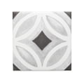 thumbnail image 6 of The Tile Life Cadence 6 in x 6 in Patterned Noir Matte Porcelain Floor and Wall Tile Case of 25, 6 of 12