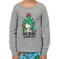 thumbnail image 4 of Peanuts Snoopy Pajamas Kids Merry & Bright 2-Piece Lounge Sleep Set, 4 of 6