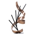 thumbnail image 1 of Línea Recta y Cinta Escultura Moderna Escultura de Metal Hierro Abstracto, 1 of 8