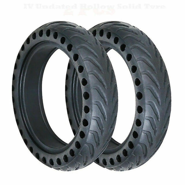 Neumático de patinete, neumático de patinete de goma sólida, neumático de nido de abeja, neumático de repuesto con agarre fuerte, neumáticos absorbentes de golpes para Xiaomi 1s/m365/,11 Feliz Sencillez