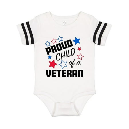 

Inktastic Proud Child of a Veteran- Veterans Day Gift Baby Boy or Baby Girl Bodysuit