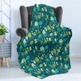 thumbnail image 4 of Jellyfish Soft Flannel Fleece Throw Blanket, Funny Marine Creatures in Childish Doodle Style Tentacles Whimsical Pattern, Cozy Plush for Indoor and Outdoor Use, 50" x 70", Multicolor, by Ambesonne, 4 of 5