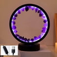 thumbnail image 6 of 2025 New Amethyst Night Lamp 8.7" Natural Healing Bedside Lamp USB Port 3 Colours Dimming Mode Bedroom Lamp Suitable Night Light for Living Room Bedroom Office Home Decor Ideal Gift, 6 of 6