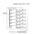 thumbnail image 2 of Panel de Interruptores con Fusibles de 6 para El Panel de Interruptores de 12 ios de Embarcaciones RV Sharpla Panel de interruptores de palanca, 2 of 8