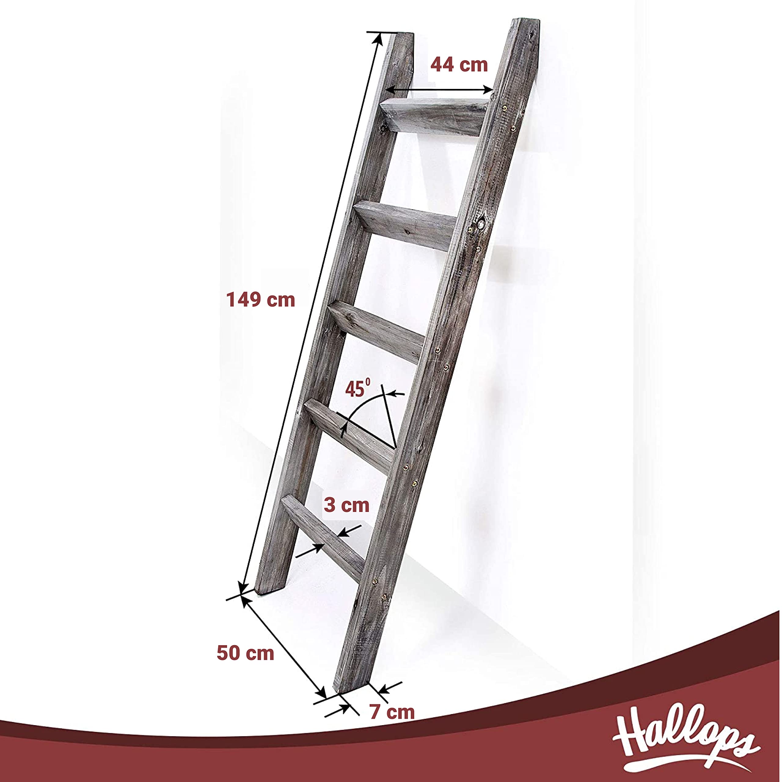 Measurements for blanket ladder hotsell