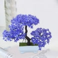 thumbnail image 5 of Flowers Green Tree Bonsai In Pot Natural Realistic Planter Home Desk Decorations Indoor Outdoor, 5 of 5