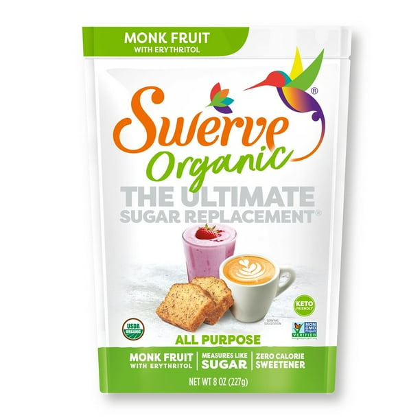 Swerve Organic Monk Fruit AllPurpose Granular Sugar Replacement