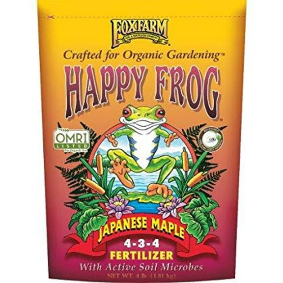 FoxFarm Happy Frog Japanese Maple Fertilizer 4-3-4, 4-Lb. Bag