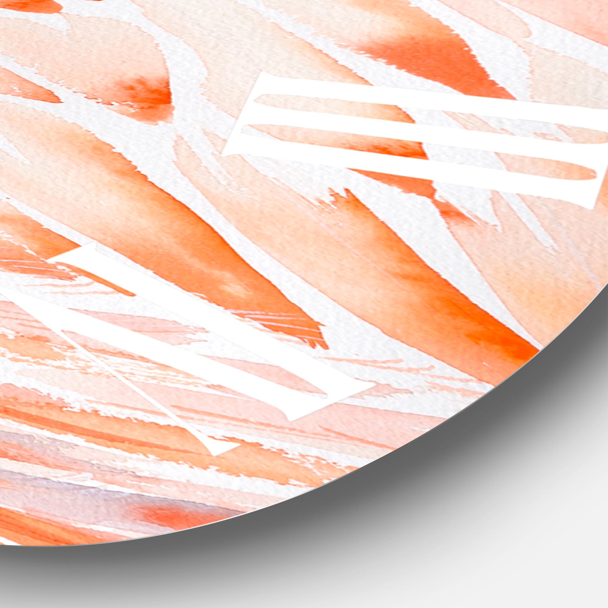 Designart 1 in Quartz Farmhouse Wall Clock