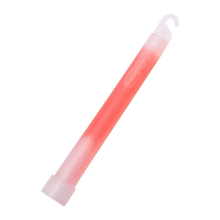 15 Inch Premium Long Lasting Red Glow Sticks - Pack of 5