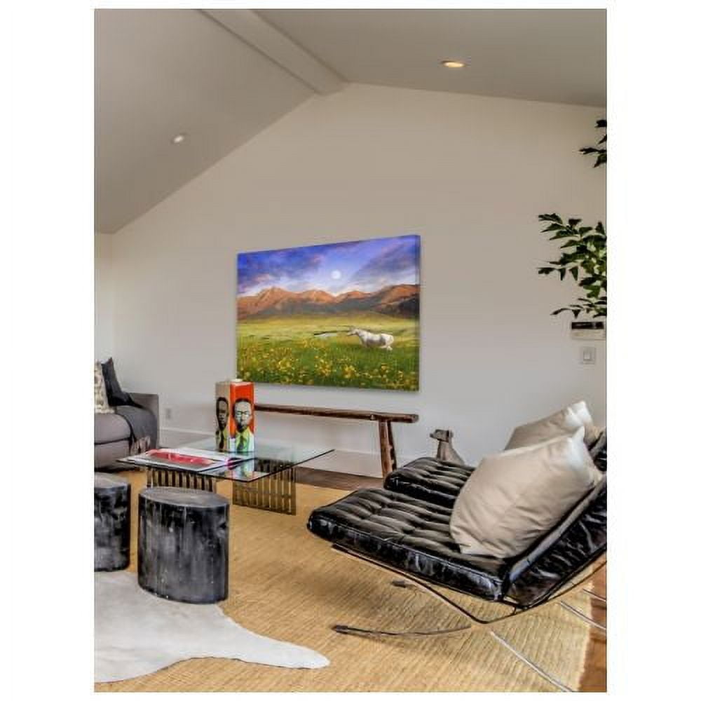 "White Horse Mtn" Painting Print on Wrapped Canvas