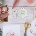 thumbnail image 6 of 3drose, Think Green Planet Earth- Environment- Ecology, 3 inch Snowflake Porcelain Ornament, 6 of 7