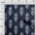 thumbnail image 1 of oneOone Cotton Poplin Fabric Leaves & Floral Block Decor Fabric Printed BTY 42 Inch Wide, 1 of 4