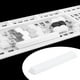 thumbnail image 5 of Barra Espaciadora Keycap Jinwen 6.25U para Switches de Juego Blanco, 5 of 8