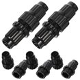 thumbnail image 3 of 5 Sets Plastic Garden Hose Connectors Adapters Male Female Water Resistant Fittings for Irrigation Car Washing Balcony Gardening, 3 of 4