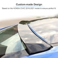 thumbnail image 2 of For 2016-2021 10th Honda Civic Rear Window Spoiler Wing Glossy Black, 2 of 9