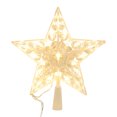 thumbnail image 1 of 1Pc Plastic Star Christmas Tree Topper Star Treetop Decor Without Battery, 1 of 8