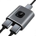 thumbnail image 1 of Hdmi Switch 4k Hdmi Splitter-techole Aluminum Bi-directional Hdmi Switcher 2 Input 1 Output, No External Power Required, Support 4k 3d Hd 1080p For Xb, 1 of 5