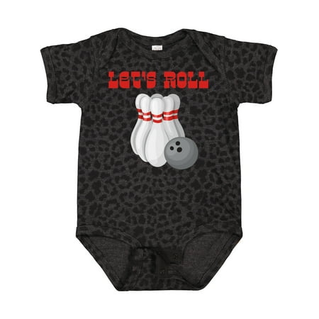 

Inktastic Let s Roll Bowling Gift Baby Boy or Baby Girl Bodysuit