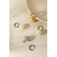 thumbnail image 5 of S. Leaf  925 Silver Natural Cultured Freshwater Pearl Earrings (Silver), 5 of 5