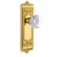 thumbnail image 3 of Grandeur 813632 Windsor Solid Brass Rose Passage Door Knob Set - Brass, 3 of 6