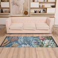 thumbnail image 2 of Yayeee Runner Rug for Bedroom 2'x6' Machine Washable Hallway Non Slip Mat, Sea Plants Pattern, 2 of 8