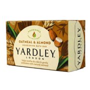 Yardley London Soap Bath Bar Oatmeal & Almond 4.25 Oz - 3 Pack