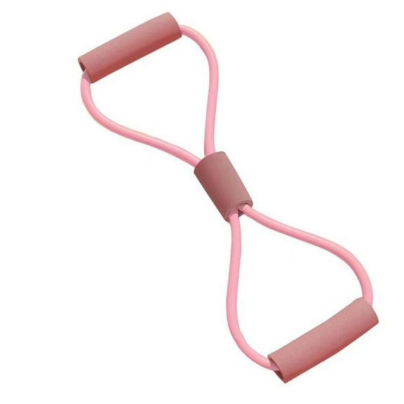 Radiance Saludea Resistance Band with Handles – 2025 New 8 Figure Bands, Stretch Fitness Strap for Full-Body Workouts, Yoga, Strength Training, Pink