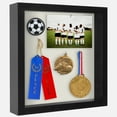 thumbnail image 6 of Americanflat 11" x 11"Shadow Box Frame with Shatter-Resistant Glass - Large Shadow Box Display Case for Tabletop and Wall Display - Black, 6 of 8