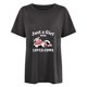 thumbnail image 5 of Moda mujer Casual cuello redondo manga corta impreso Tops camiseta señoras blusa suelta Pompotops hkajfhjk458357, 5 of 7