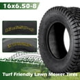thumbnail image 2 of Litake 2 Pack 16x6.50-8 Lawn Mower Tire,16x6.5x8 Tractor Turf Tire,620lbs Capacity,4 ply Tubeless, 2 of 5