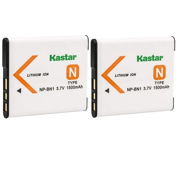 Batería de repuesto Kastar para Sony NP-BN1 (paquete de 2)