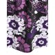 thumbnail image 4 of Camiseta Cuello Redondo Estampado Floral Tamaño Plus Rosegal  Mangas largas de talla grande, 4 of 5
