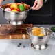 thumbnail image 4 of Twowood Hogar Soporte de vapor de silicona Creativo con mango de carga suave Alta resistencia de lágrimas resistente a la fruta Steamer para vegetales Twowood 21077529, 4 of 6