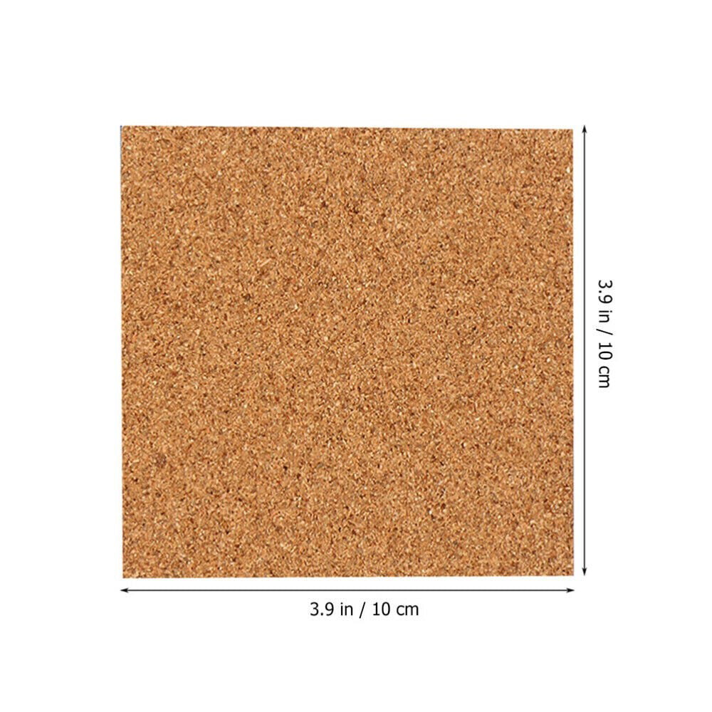 You Get 2 Packs Of 36 36 Piece Self-Stick Cork Pads 1" x 1" Square 