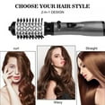 thumbnail image 2 of Hair Dryer Brush,3-in-1 Hot Air Styler and Rotating Hair Dryer,Hair Dryer,360° Rotating Multitudet Hair Dryer Brush,for Dry Hair, Curl Hair, Straighten Hair, Round Hot Air Spin Brush Kit, 2 of 11