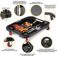 thumbnail image 4 of Tool Creeper Rolling Tray With 4 Swivel Casters Caddy Tray For Automotive, Mechanics, DIY Enthusiasts, and Garages, 4 of 4