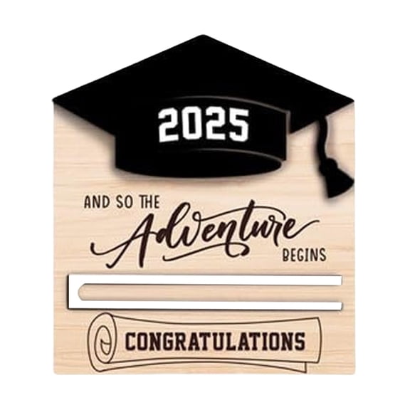 YAZHPA Graduation Money Holder 2025, Graduate Cash Holder, 2025 Money Holders Graduation Gift, Cash Envelope Senior College University Gifts For 2025 Graduates, Class Of 2025 Present