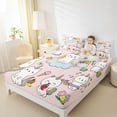 thumbnail image 4 of Homewish Cartoon Unicorn 4pcs Bed Sheets for Kids Teens,Kawaii Rainbow Animal King Sheets,Dreamy Princess Super Cozy Sheet Set,Super Cozy Room Decor, 4 of 7