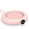 thumbnail image 2 of Portable USB Coffee Mug Warmer with Auto Shut Off - Pink Electric Beverage Warmer Gift, 2 of 5