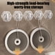 thumbnail image 5 of 5 Pcs Adhesive Hooks Heavy Duty No Drill Wall Hooks Waterproof Bathroom Kitchen Hooks Strong Sticky Hooks for Tile Glass Mirror Door Shower Removable Damage Free Hanging Hooks Storage Organization, 5 of 7