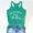 Green, variant on Women's Tanks Day Drikin Summer Letter Printed Round Neck Sleeveless Tank Top for Women Army Green M