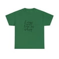 thumbnail image 2 of Unisex Heavy Christmas Valentine Cotton Love Will Keep Us Warm T-Shirt, 2 of 10