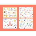 thumbnail image 3 of Disposable Stick-on Placemats for Baby & Kids, Restaurant Table Mats 11.8" x 18" Sticky Place Mats, Toddler Baby Placemat, Animal Alphabet Theme, 3 of 5