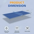thumbnail image 6 of KL KLB Sport 6*3ft Mid-Size Ping Pong Conversion Top Foldable & Portable Table Tennis Table Top for Indoor Games, 6 of 8