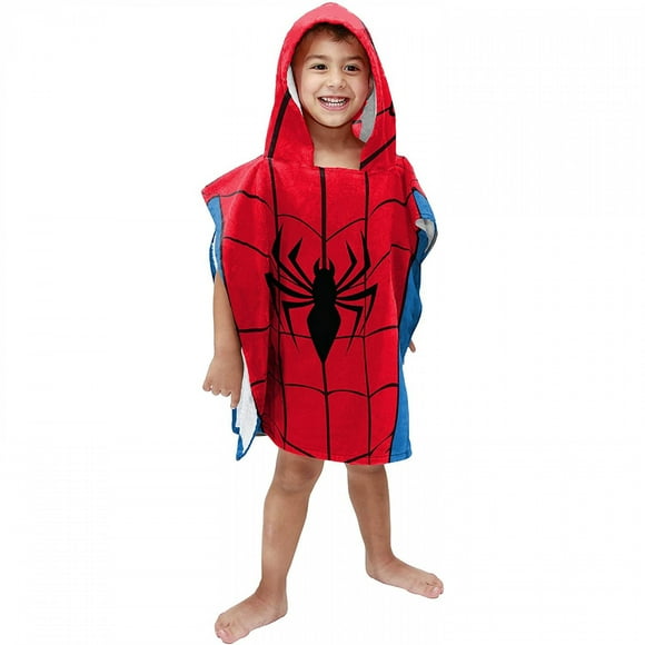 Spider-Man 808087 Marvel Spider-Man Youth Hooded Poncho Towel