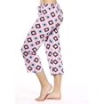 thumbnail image 2 of Just Love 100% Cotton Women's Capri Pajama Pants Sleepwear - Comfortable and Stylish (Navajo Diamond - Pink, Large), 2 of 3